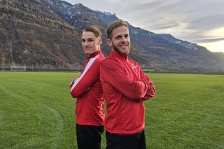 Yohan Aymon (à gauche) et Thibault Constantin (à droite): les deux atouts offensifs du FC Sion M21